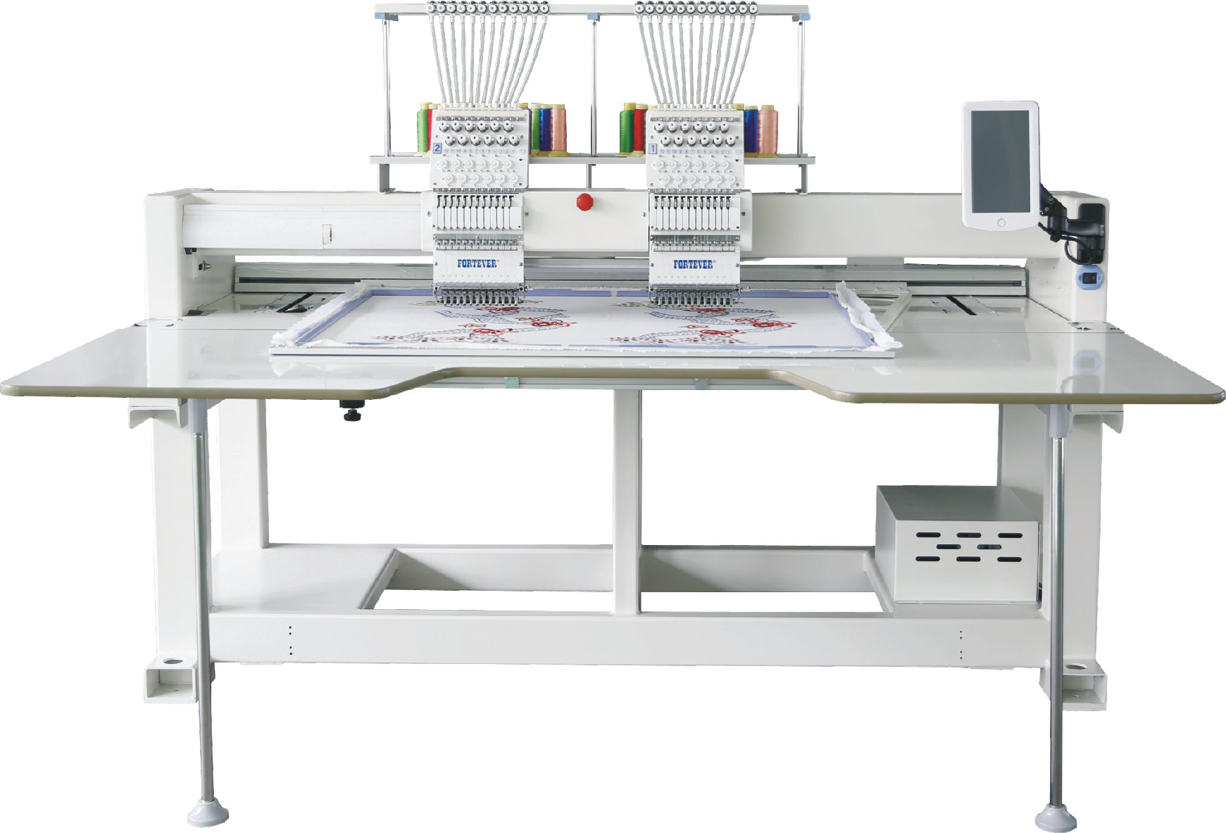 FORTEVER FT-1504F (роб. поле: 500х500х850 мм) чотирьохголова промислова вишивальна машина